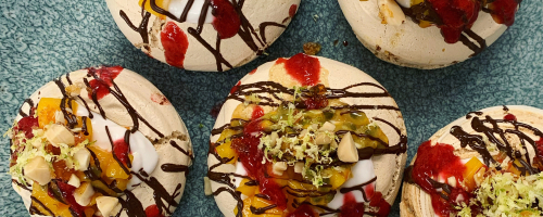Aquafaba Pavlova
