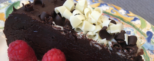 Flourless Chocolate Ganache Cake