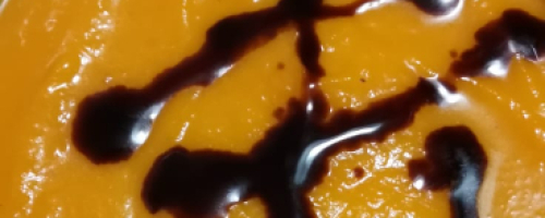 Crema de calabaza asada