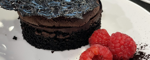 Chocolate espresso mousse cake
