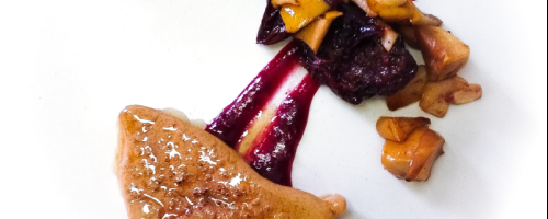foie gras with mirabelle
