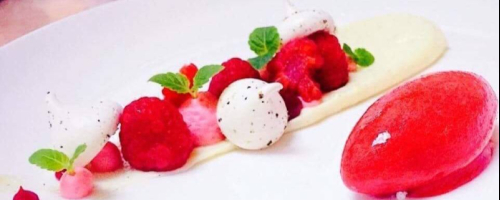 Vanilla & strawberry