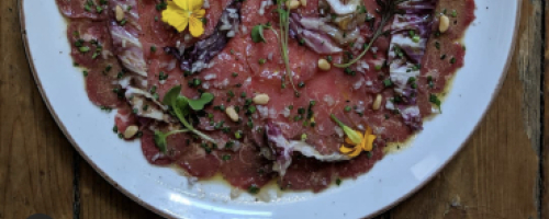 Carppacho bœuf