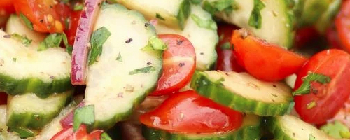 Tomato and Cucumber Salad