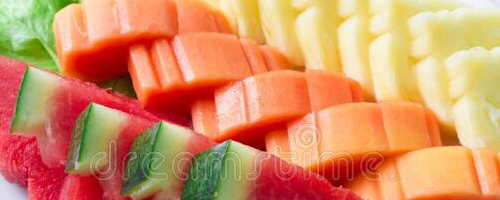 sliced fruit