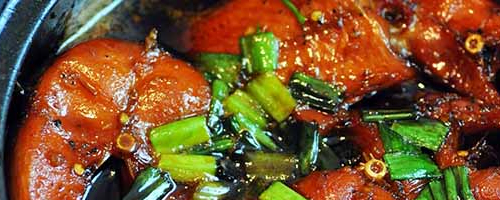 stewed fish in clay pot