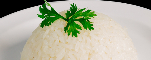 steamed rice
