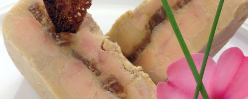 Foie gras mi-cuit au Ratafia.