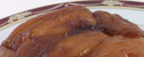 Notre composition autour d'un tatin de croquet d'Ardenne.