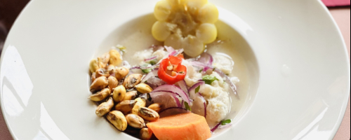 Ceviche de corvina