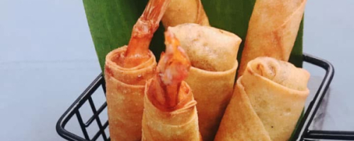 Shrimp spring rolls