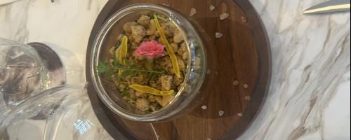Crumble walnuts cheese cake