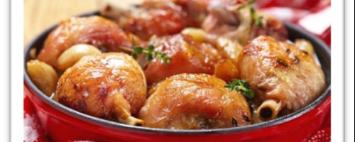 Chicken Creamed with Prosecco