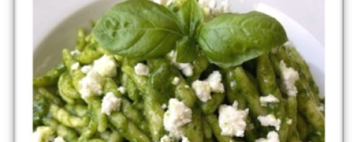 Trofie Pasta with Basil Pesto