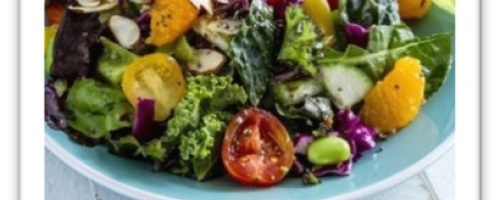 Fresh Salad of Colorful Cherry Tomatoes