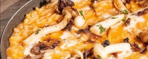 Mushroom truffled risotto