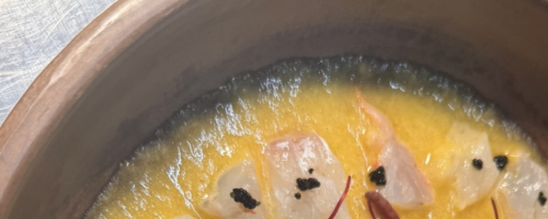 Ceviche fresco con mango