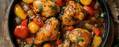 Poulet basquaise