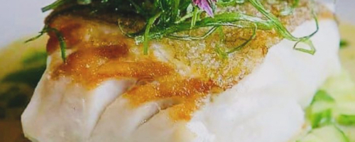 Pan Seared Stripe Bass