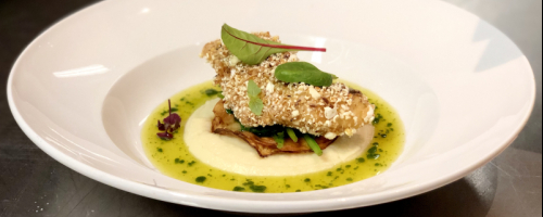 turbot and pop corn