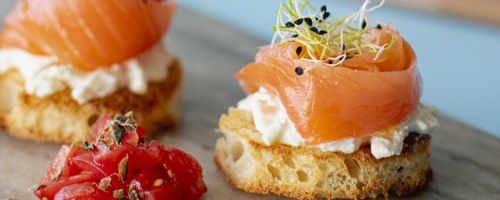 Crostoni al salmone