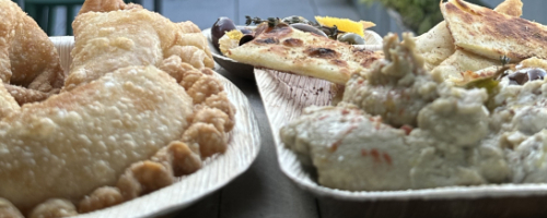 Argentinian Empanadas /hummus/babaganoush