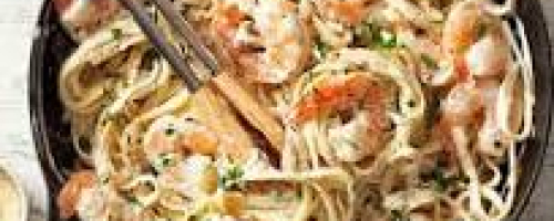 Homemade Shrimp Alfredo