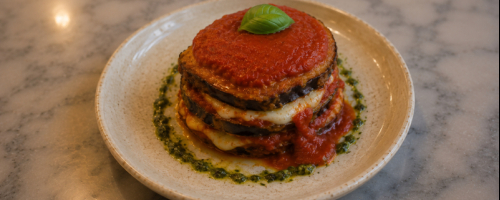 Aubergine Parmigiana