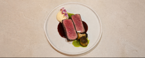 Filet Mignon with Parsnip Purée