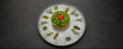 Salmon Tartare with Avocado & Cucumber