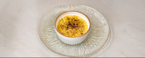 Crème Brûlée with Vanilla & Lime