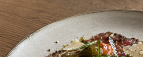 Carpaccio de ternera braseado