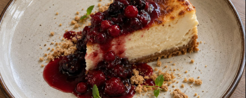 Tarta cremosa de quesos