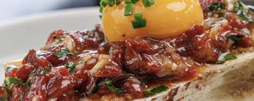 Smoked Venison Tartare