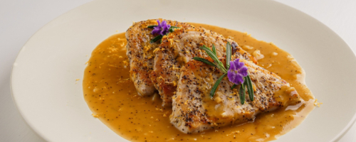 Lomo de cerdo en Salsa de naranja