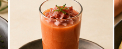 Gazpacho Shooters with Jamón