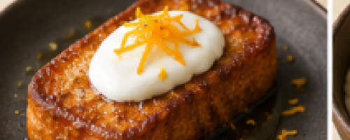 Torrija with Sweet Yogurt & Orange Zest