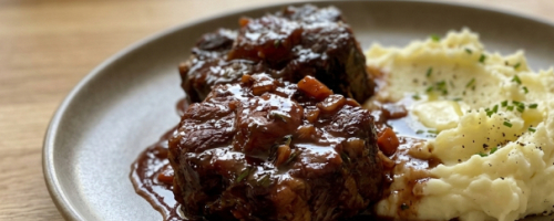 Oxtail in red wine