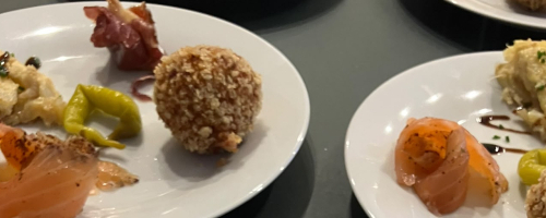 Basque pintxos plate