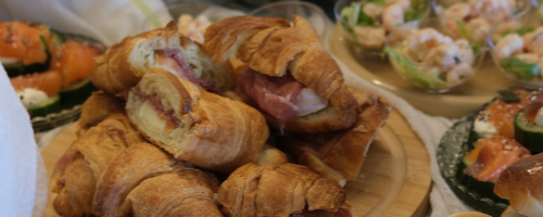 brunch spread